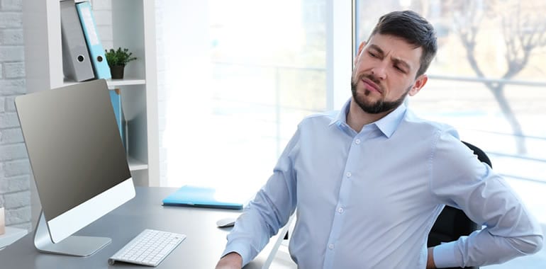 Simple Ways to Ease Back Pain When at Work
